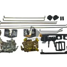 Замок двери HOWO в сборе на 2 двери (ключи, ручки, тяги, личинки) (WG1642341001)